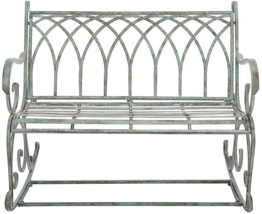 Safavieh - Ressi Rock Bench - Antique Dark Green  - PAT5021D veiw 1