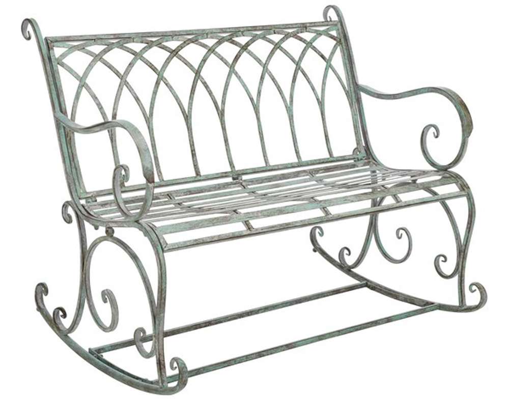 Safavieh - Ressi Rock Bench - Antique Dark Green  - PAT5021D veiw 3