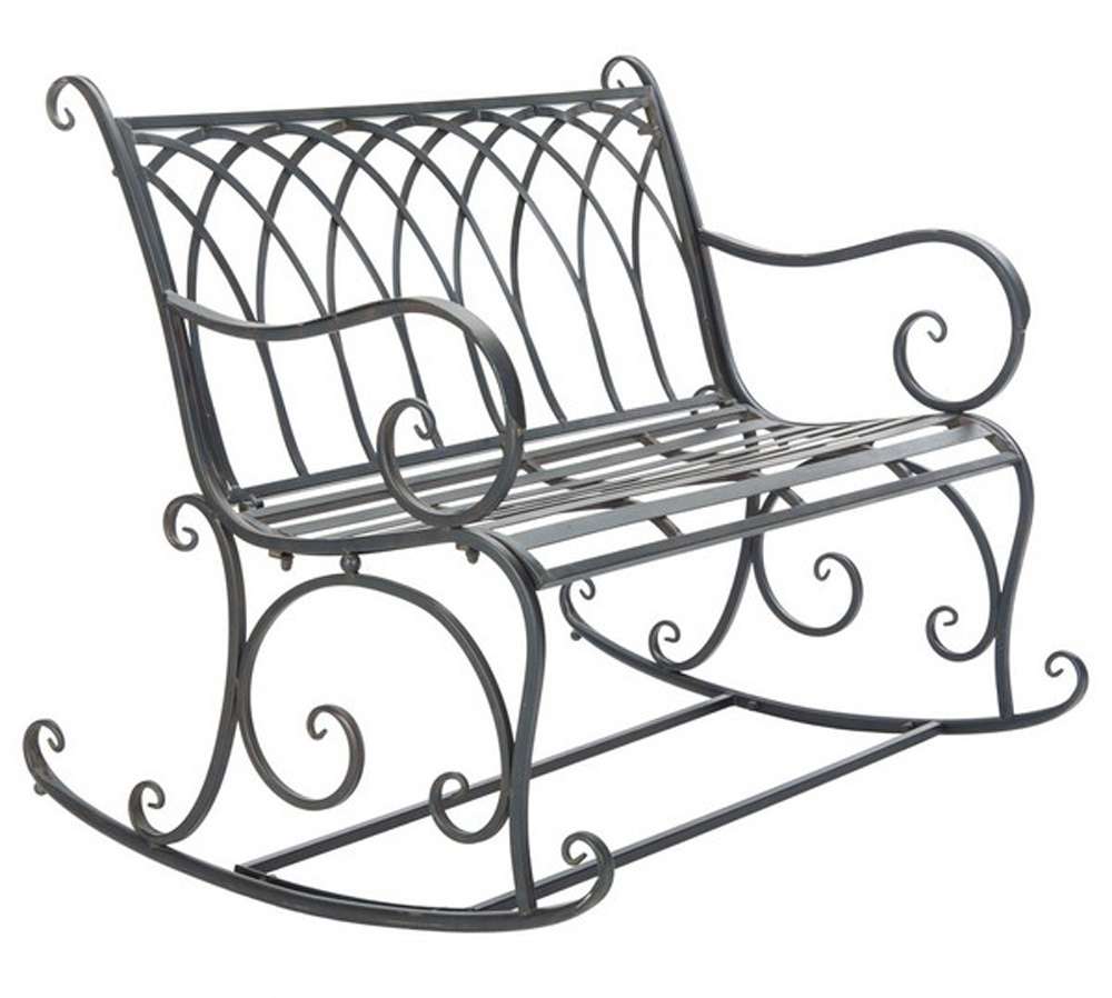 Safavieh - Ressi Rock Bench - Black Rust  - PAT5021B veiw 3