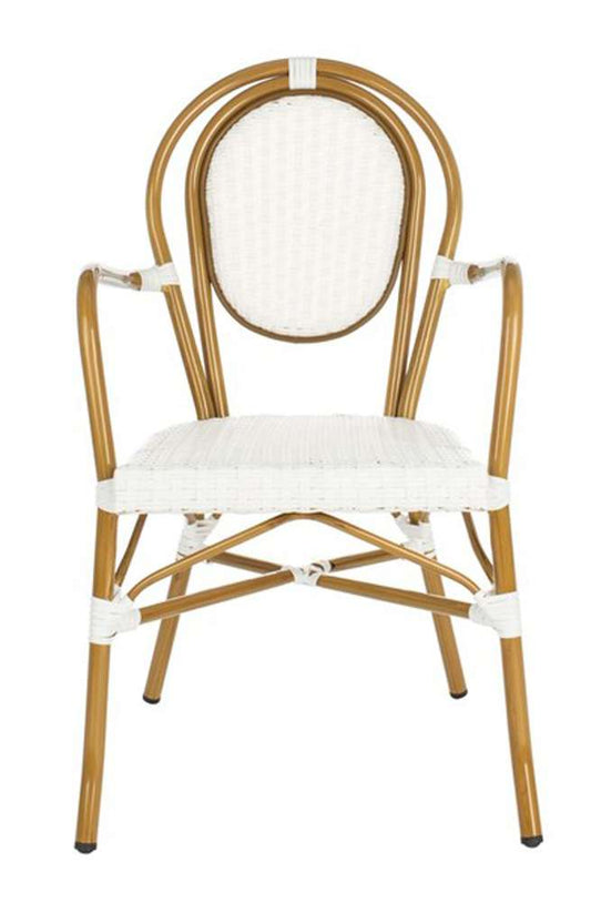 Safavieh - Rosen Arm Chair - White  (Set of 2) - PAT4014D-SET2 veiw 1