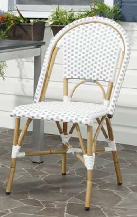 Safavieh - Salcha Side Chair - Grey - White  (Set of 2) - FOX5210B-SET2 veiw 1
