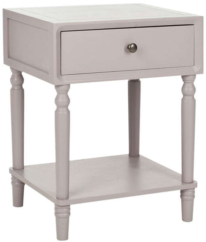 Safavieh - Siobhan Accent Table Wstorage Drw - Grey - AMH6611C veiw 2