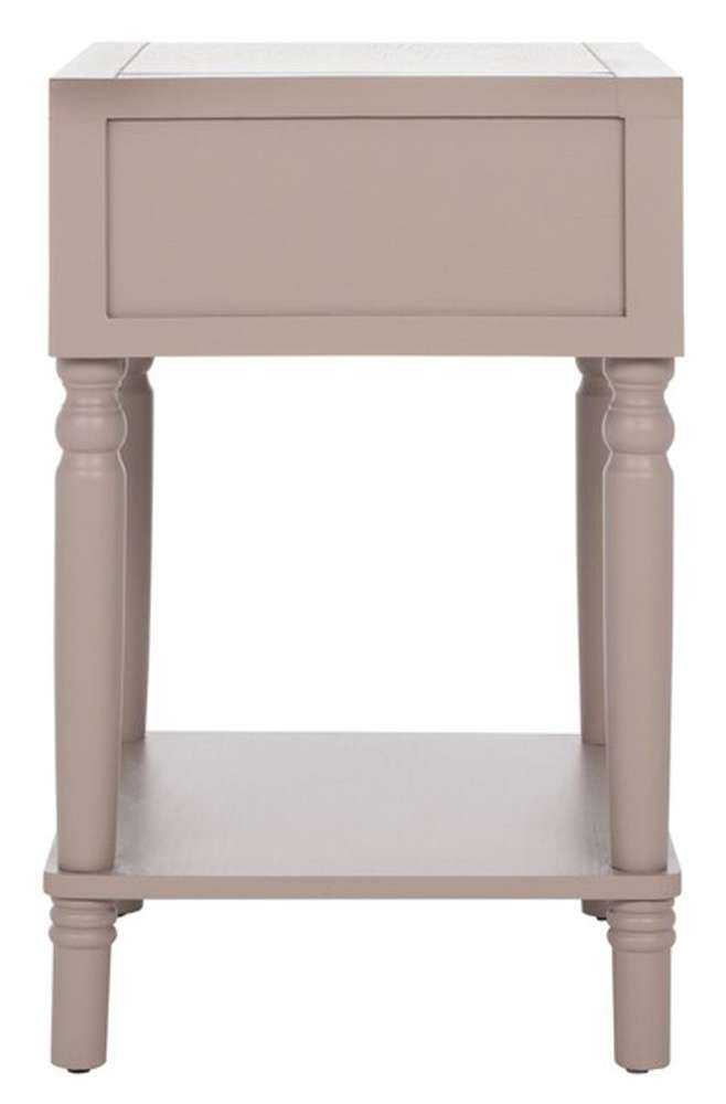 Safavieh - Siobhan Accent Table Wstorage Drw - Grey - AMH6611C veiw 4