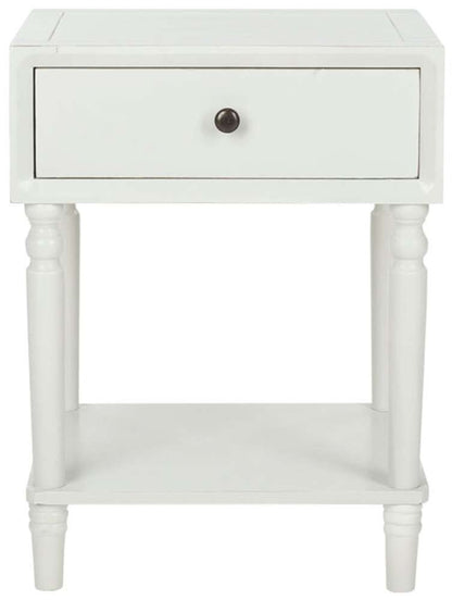 Safavieh - Siobhan Accent Table Wstorage Drw - Off White - AMH6611A veiw 1