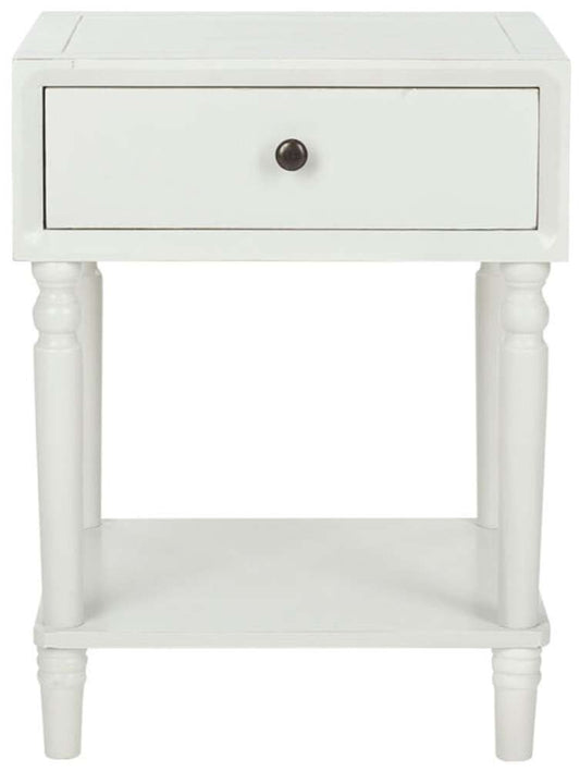 Safavieh - Siobhan Accent Table Wstorage Drw - Off White - AMH6611A veiw 1