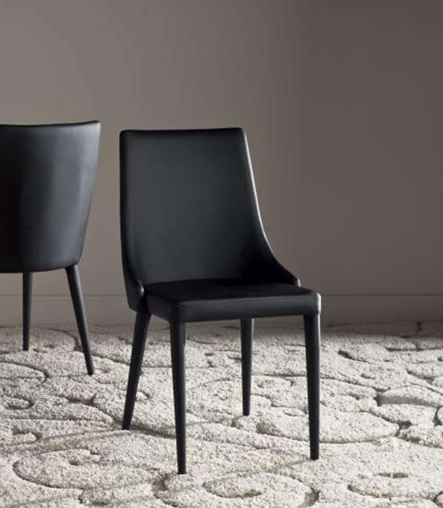 Safavieh - Summerset Side Chair - Black  (Set of 2) - FOX2014B-SET2 veiw 1