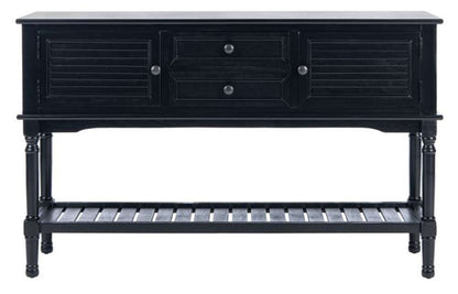 Safavieh - Tate 2Drw 2Dr Console Table - Black - CNS5722B veiw 1