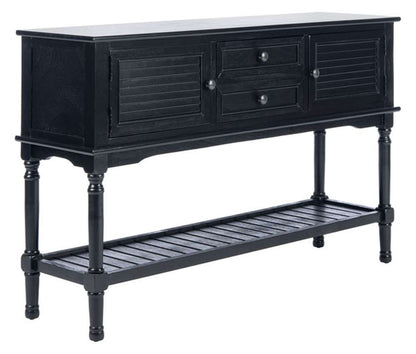 Safavieh - Tate 2Drw 2Dr Console Table - Black - CNS5722B veiw 4