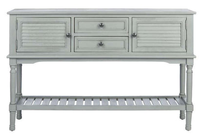 Safavieh - Tate 2Drw 2Dr Console Table - Distressed - Grey - CNS5722C veiw 1