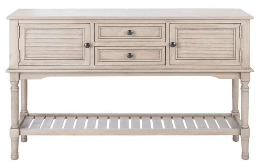 Safavieh - Tate 2Drw 2Dr Console Table - Greige - CNS5722D veiw 1