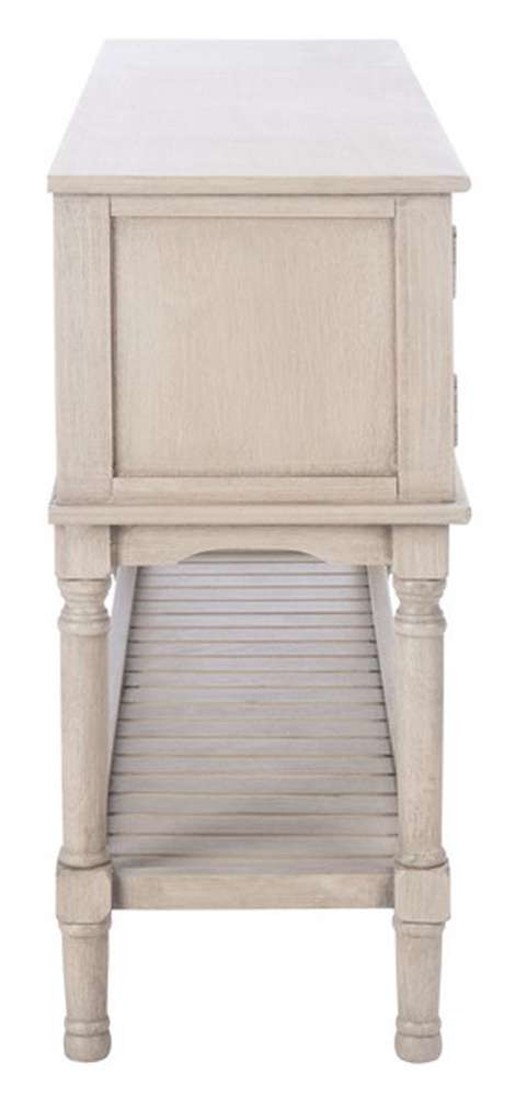 Safavieh - Tate 2Drw 2Dr Console Table - Greige - CNS5722D veiw 3