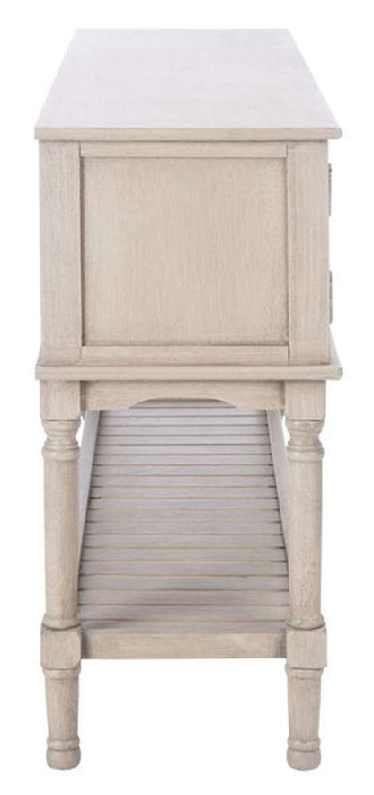 Safavieh - Tate 2Drw 2Dr Console Table - Greige - CNS5722D veiw 3