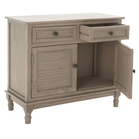 Safavieh - Tate 2Drw 2Dr Sideboard - Greige - CNS5721D veiw 2