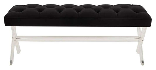 Safavieh - Tourmaline Acrylic Bench - Black - SFV4722E veiw 1