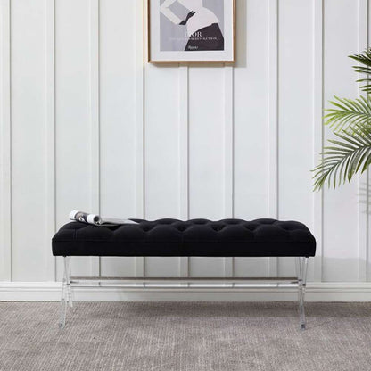 Safavieh - Tourmaline Acrylic Bench - Black - SFV4722E veiw 2