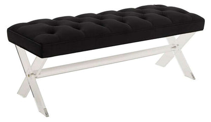 Safavieh - Tourmaline Acrylic Bench - Black - SFV4722E veiw 3