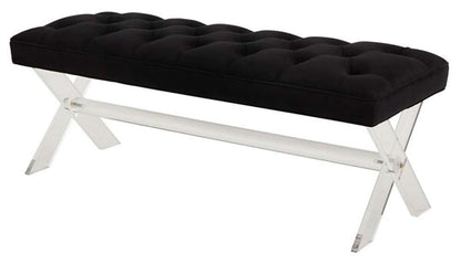Safavieh - Tourmaline Acrylic Bench - Black - SFV4722E veiw 4