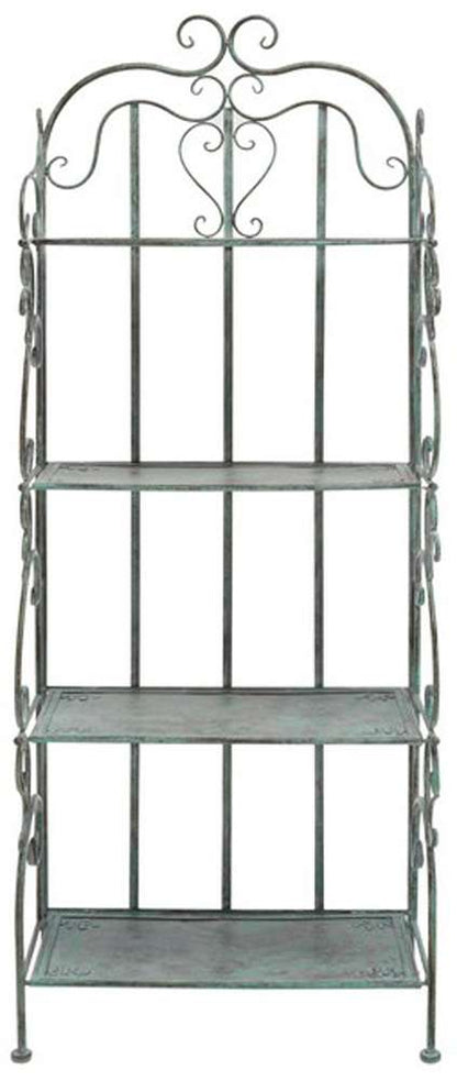 Safavieh - Tyrique 4 Tier Shelf Unit - Antique Dark Green  - PAT5033D veiw 1