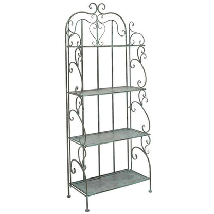 Safavieh - Tyrique 4 Tier Shelf Unit - Antique Dark Green  - PAT5033D veiw 3
