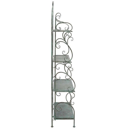Safavieh - Tyrique 4 Tier Shelf Unit - Antique Dark Green  - PAT5033D veiw 4