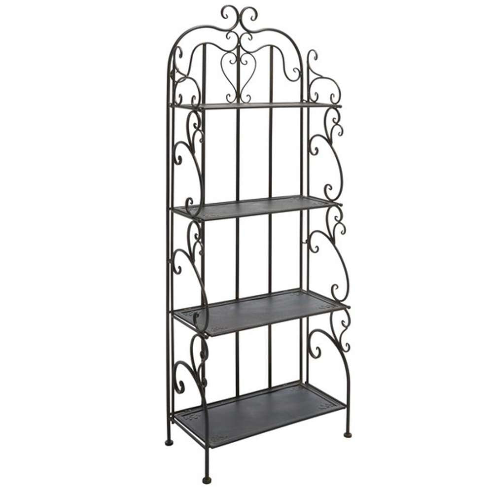 Safavieh - Tyrique 4 Tier Shelf Unit - Black Rust  - PAT5033E veiw 3