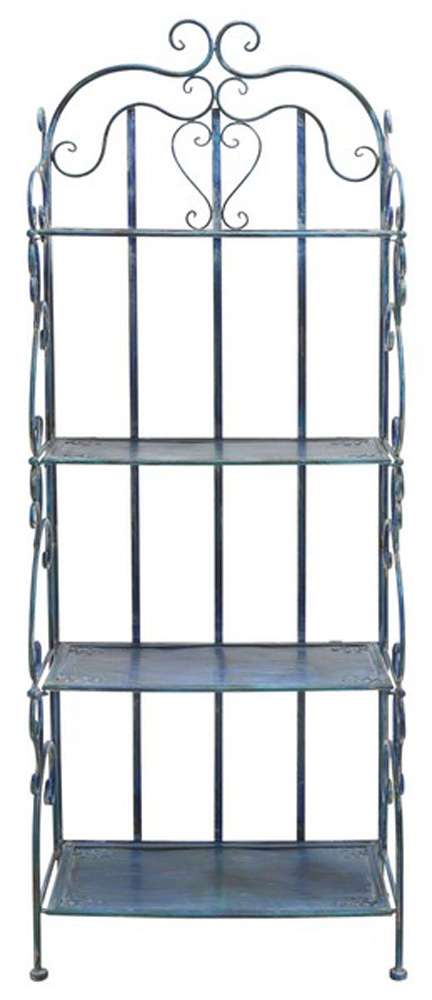 Safavieh - Tyrique 4 Tier Shelf Unit - Mossy Blue  - PAT5033C veiw 1