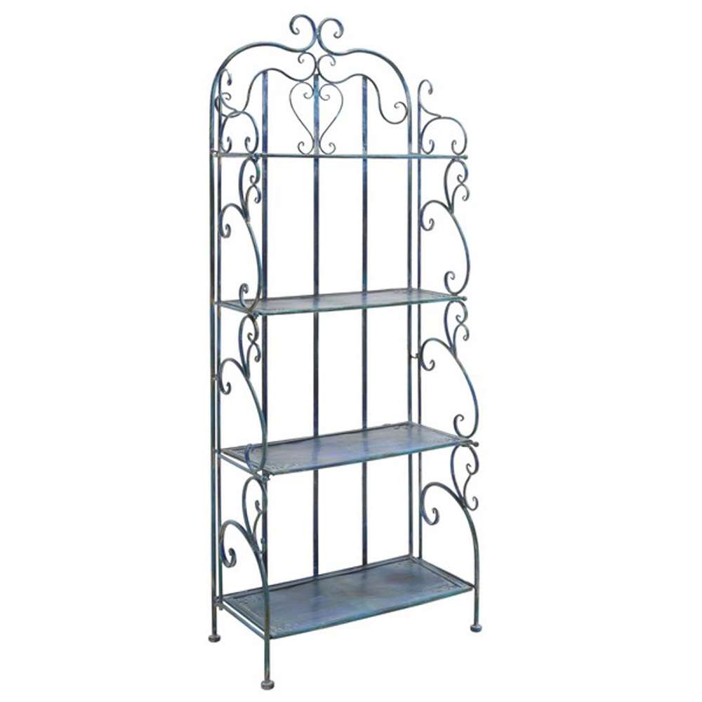 Safavieh - Tyrique 4 Tier Shelf Unit - Mossy Blue  - PAT5033C veiw 3