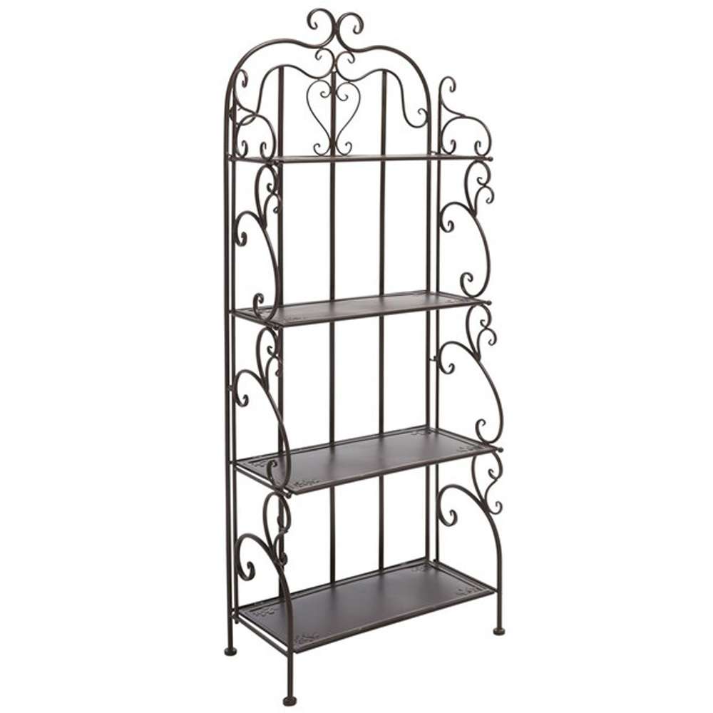 Safavieh - Tyrique 4 Tier Shelf Unit - Rustic Brown - PAT5033B veiw 3