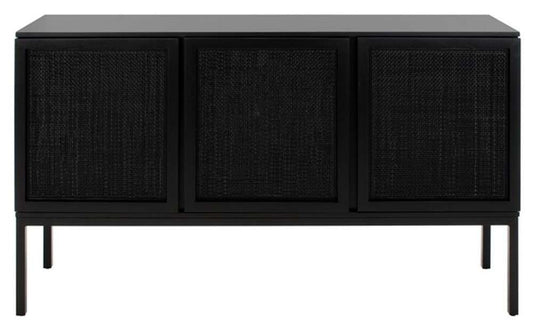 Safavieh - Zadie 2 Shelf Rattan Sideboard - Black - MED5010E veiw 1