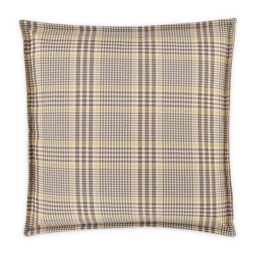 AICO by Michael Amini - Newport Leeds 17in Square Box Throw Pillow - Pewter - BCS-DP17-LEEDS-PWT veiw 1