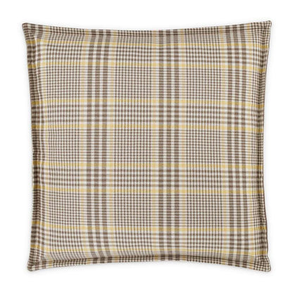 AICO by Michael Amini - Newport Leeds 17in Square Box Throw Pillow - Pewter - BCS-DP17-LEEDS-PWT veiw 1