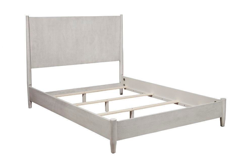 Alpine Furniture - Flynn Mid Century Modern Standard King Panel Bed, Gray - 966G-07EK veiw 3