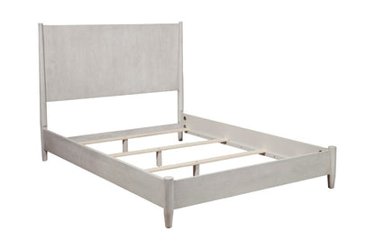 Alpine Furniture - Flynn Mid Century Modern Standard King Panel Bed, Gray - 966G-07EK veiw 3