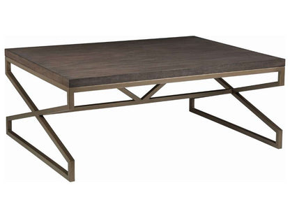 Artistica Home - Cohesion Program Edict Rectangular Cocktail Table - Warm Medium Brown - 01-2088-945-39 veiw 1