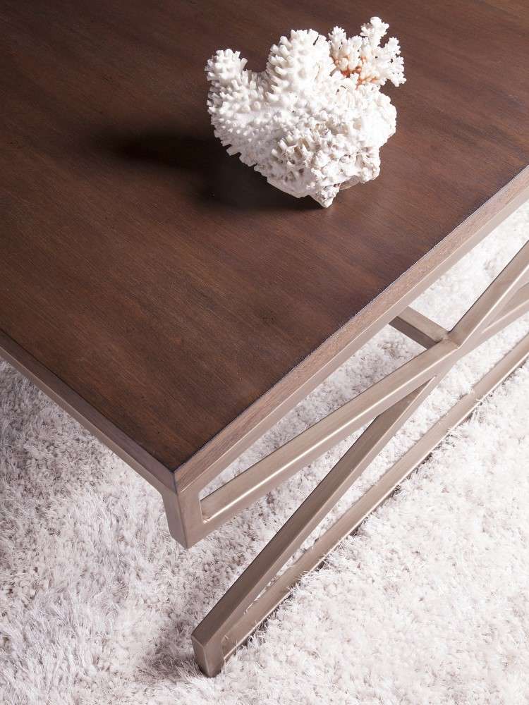 Artistica Home - Cohesion Program Edict Rectangular Cocktail Table - Marrone finish - 01-2088-945-42 veiw 2
