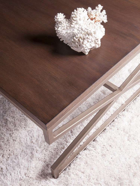 Artistica Home - Cohesion Program Edict Rectangular Cocktail Table - Marrone finish - 01-2088-945-42 veiw 2