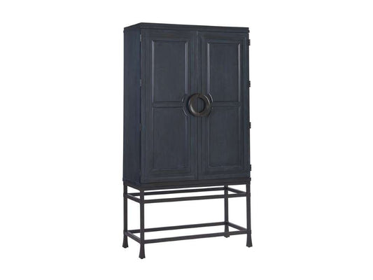 Barclay Butera - Jade Bar/Chest On Stand Dark Blue - 01-0922-976C veiw 1