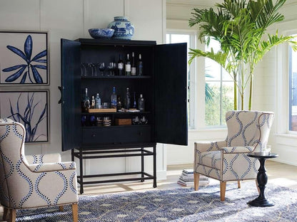 Barclay Butera - Jade Bar/Chest On Stand Dark Blue - 01-0922-976C veiw 3
