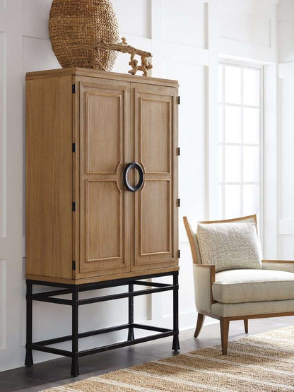 Barclay Butera - Jade Bar/Chest On Stand Light Brown - 01-0920-976C veiw 2