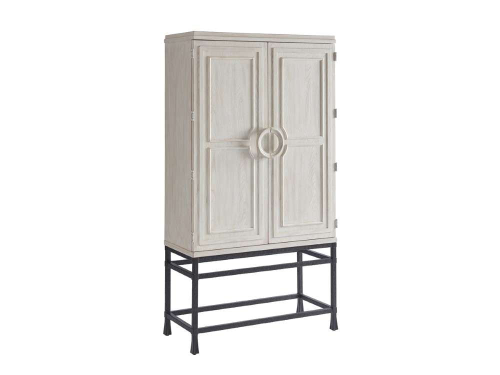 Barclay Butera - Jade Bar/Chest On Stand White - 01-0921-976C veiw 1