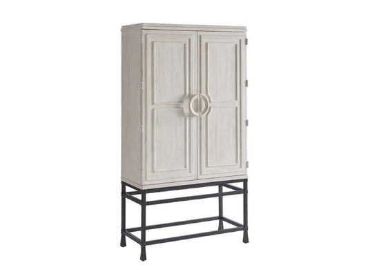 Barclay Butera - Jade Bar/Chest On Stand White - 01-0921-976C veiw 1