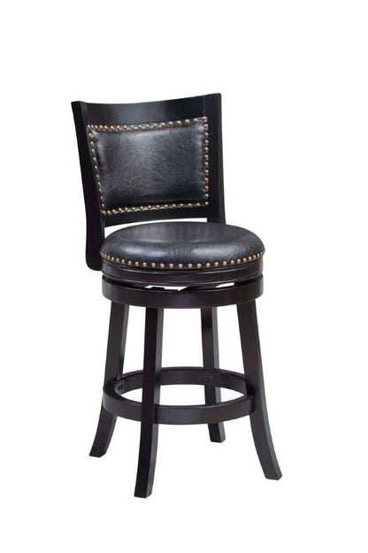 Boraam - 24in Bristol Swivel Stool in Black - 42524 veiw 3