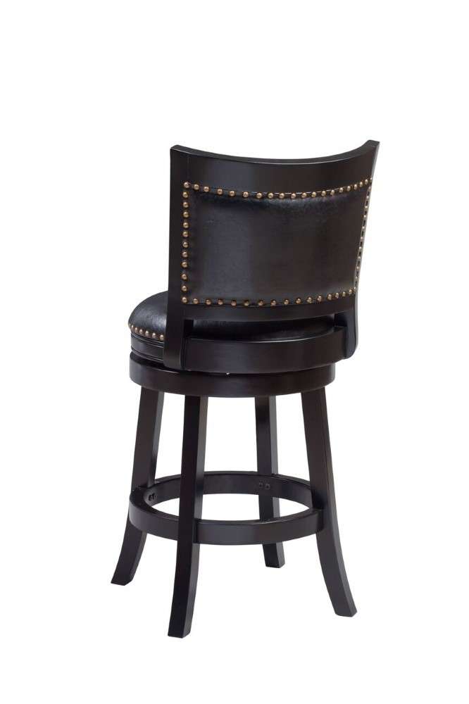 Boraam - 24in Bristol Swivel Stool in Black - 42524 veiw 4