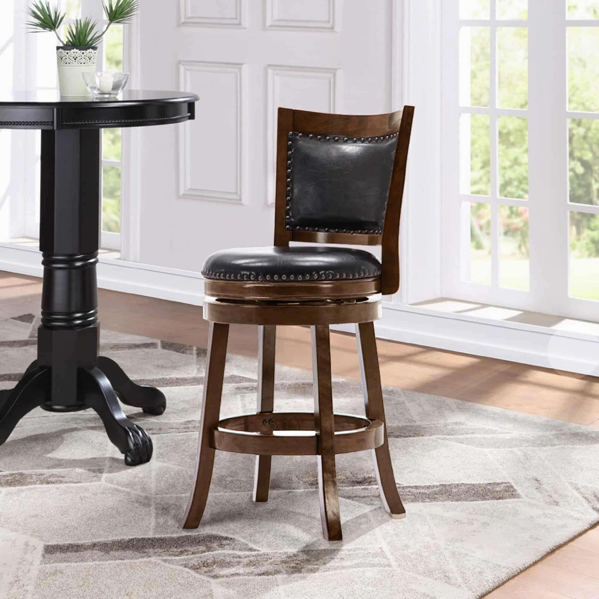 Boraam - 24in Bristol Swivel Stool in Cappuccino - 42824 veiw 8