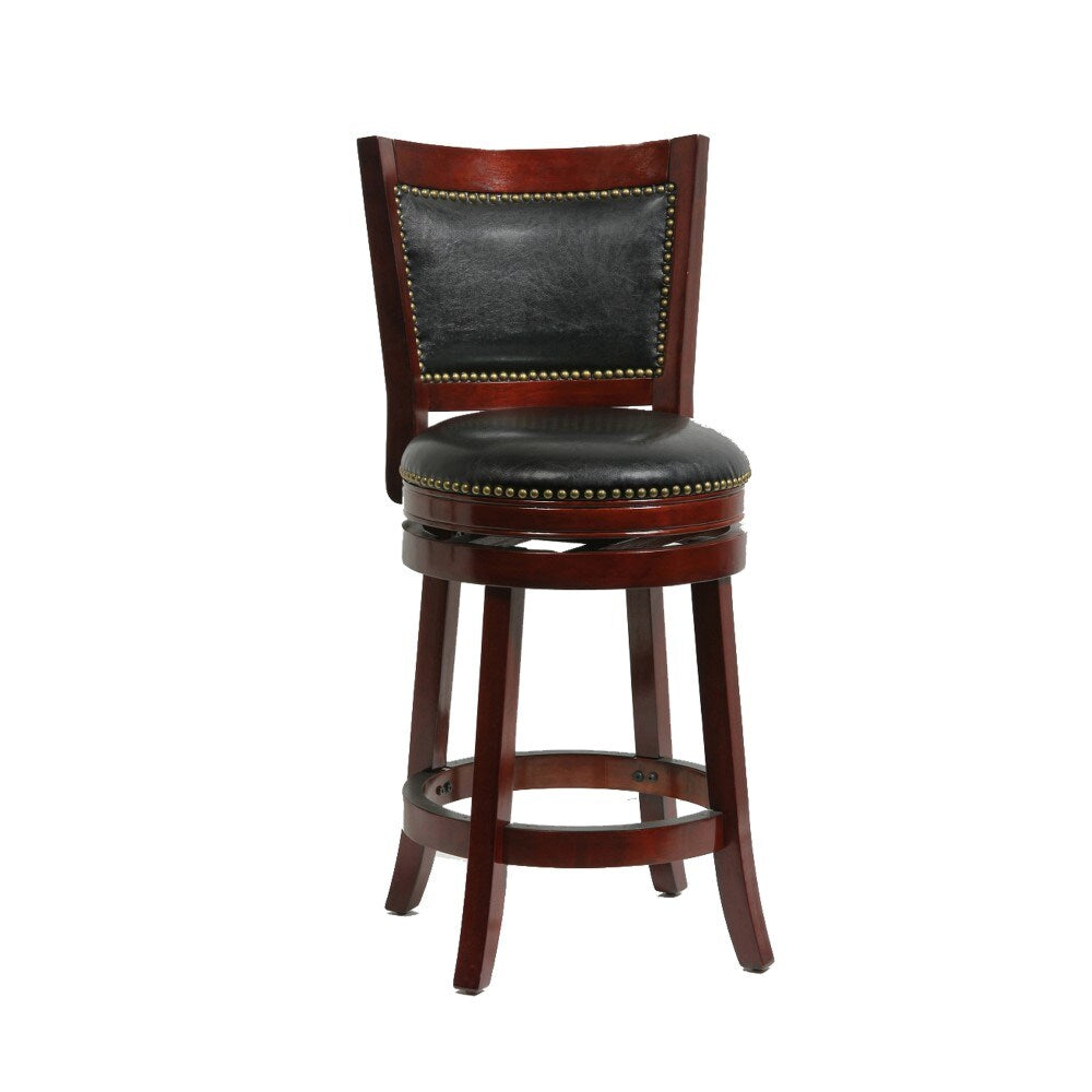 Boraam - 24in Bristol Swivel Stool in Cherry - 42924 veiw 1