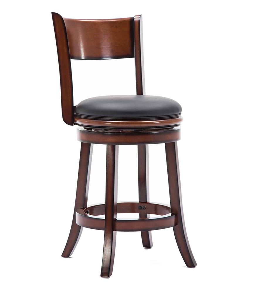 Boraam - 24in Palmetto Swivel Stool in Brandy - 48124 veiw 1