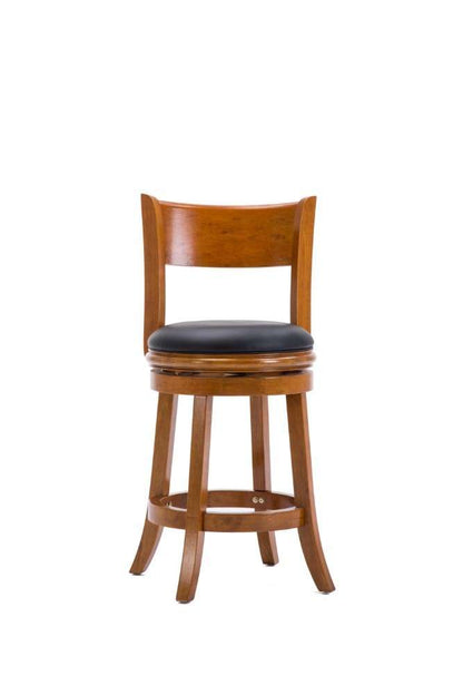 Boraam - 24in Palmetto Swivel Stool in Fruitwood - 45124 veiw 4