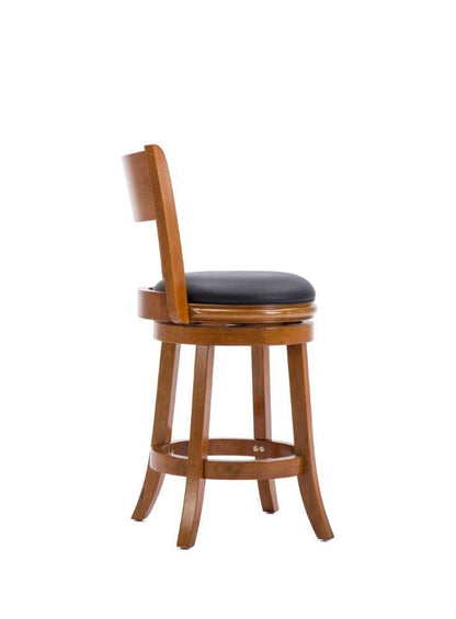 Boraam - 24in Palmetto Swivel Stool in Fruitwood - 45124 veiw 5