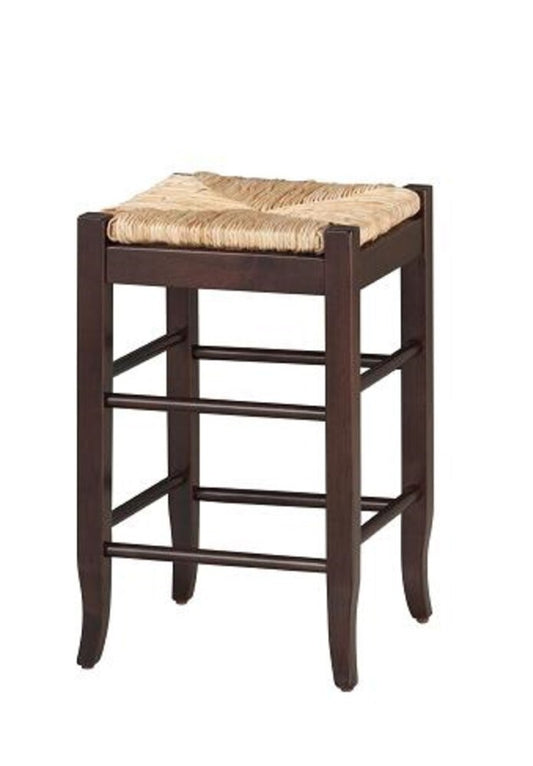 Boraam - 24in Sq Rush Stool in Cappuccino - 94824 veiw 2