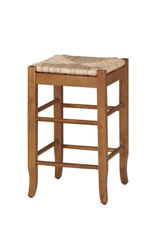 Boraam - 24in Sq Rush Stool in Oak - 94124 veiw 2